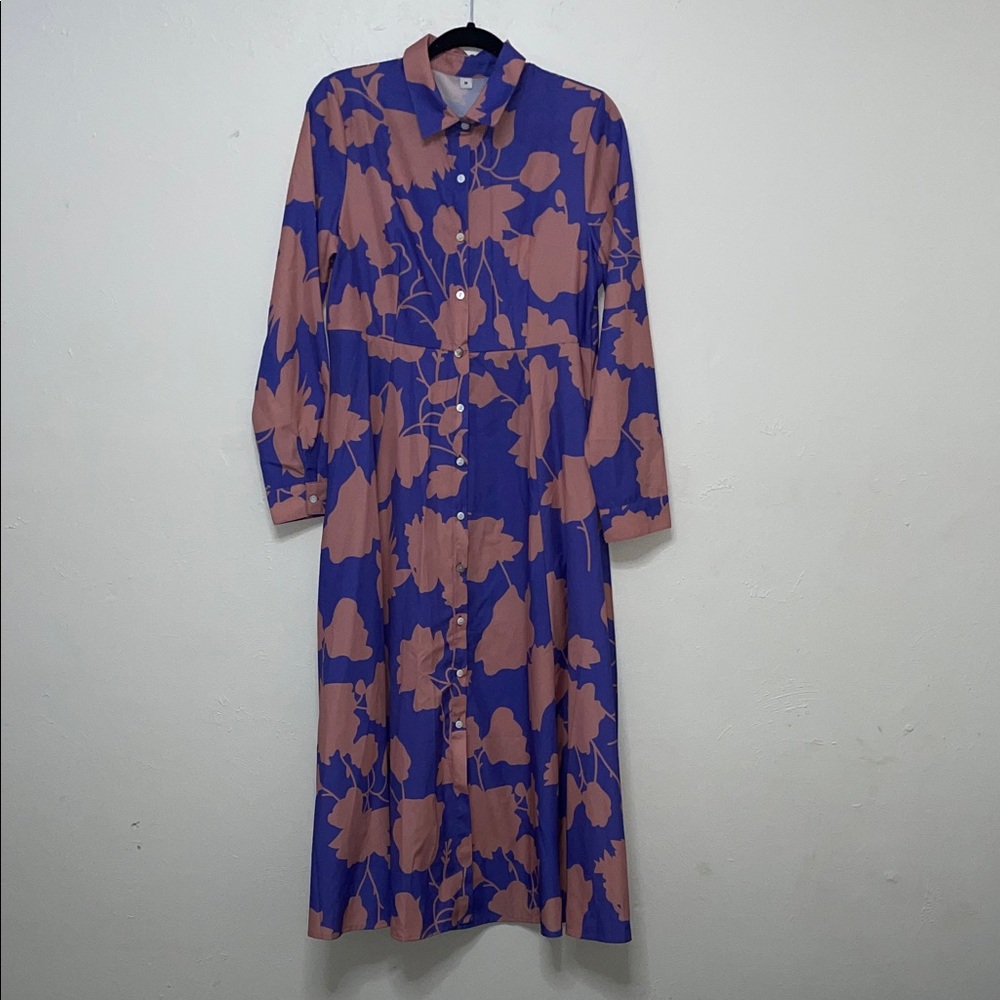 Floral Button-Down Dress